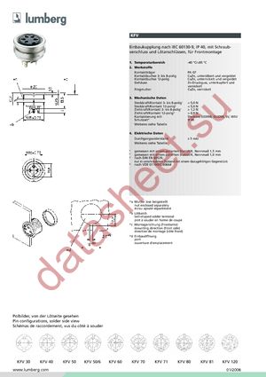 KFV 40 datasheet  